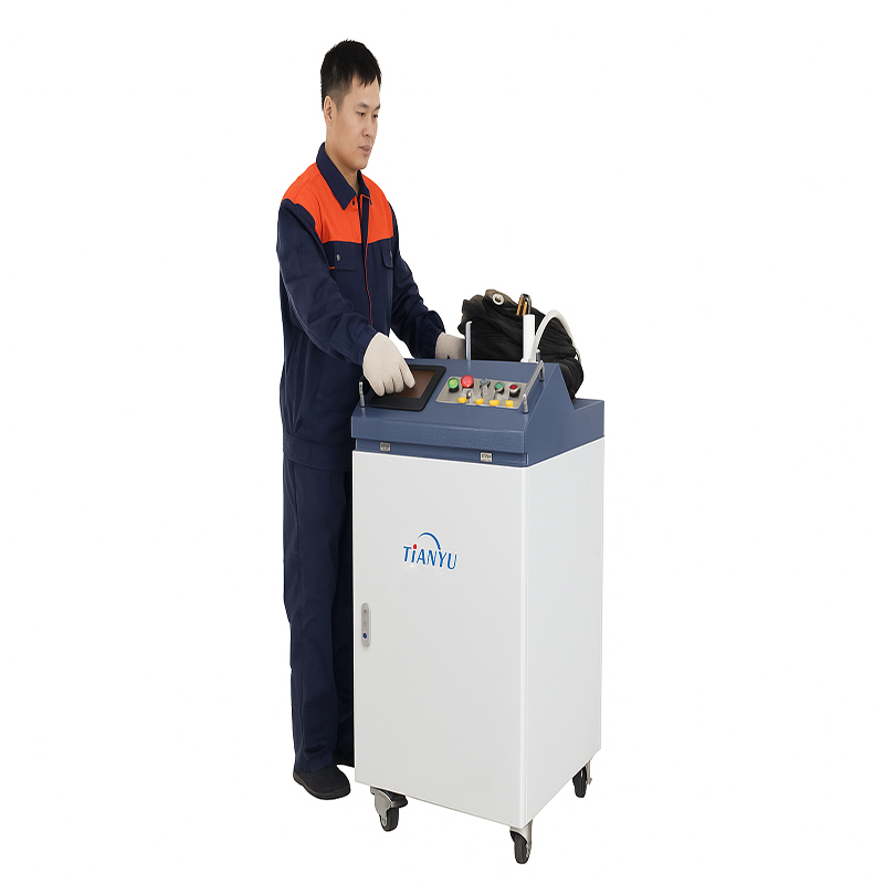 Multifunctional CW laser cleaning machine