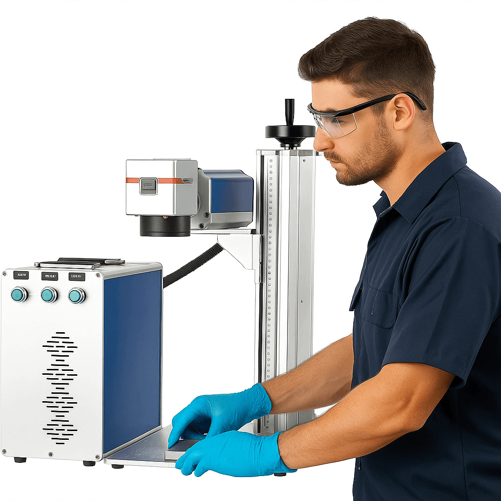 Low Power Fiber Laser Marking Machine