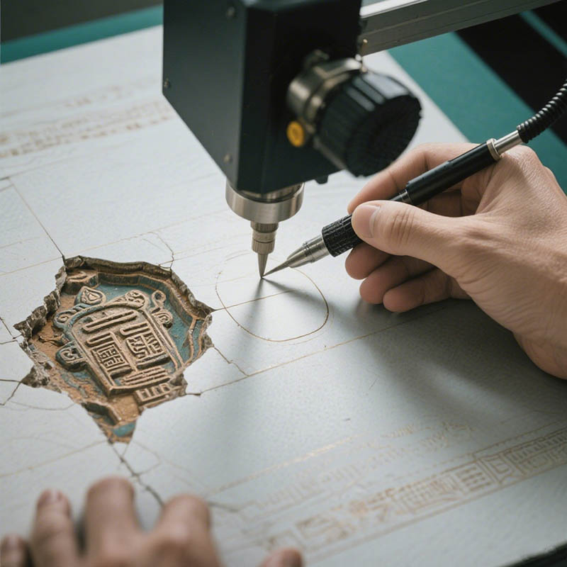 Application of laser equipment in cultural relics restoration